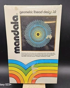 Mandala 1974 Starburst Elliptical Geometric Thread Design Kit Sealed Vintage - Picture 1 of 4