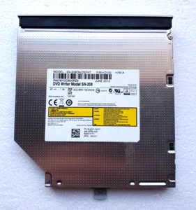 Dell Vostro 3460 DVD RW Writer Drive ODD SN-208 SATA + Silver Bezel TESTED - Picture 1 of 2