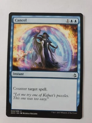 MTG Magic The Gathering Card Cancel Instant Blue Amonkhet 2017  - Image 1 of 2