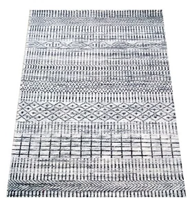 Tariff Free! Hand Knotted Contemporary 4x6 Rug Ivory Pet Silk Carpet for Home - Imagen 1 de 12