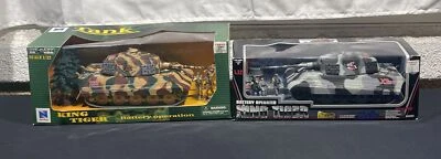 NewRay Die-Cast 1:32 WW2 King Tiger w/ three Figures Lot Of 2 Box - Image 1 of 4