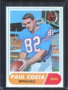 1968 Topps Football # 175 Paul Costa (NM-MT) Near Mint to Mint - Picture 1 of 2
