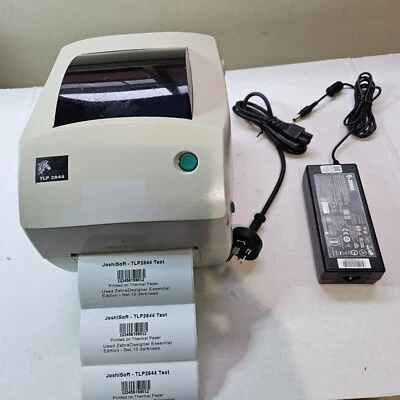 Zebra TLP2844 Direct Thermal Label Printer P/N: 2844-10340-0001 L#1359 - Image 1 of 4