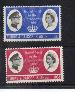 British C'wealth - Omnibus - 1966 Caribbean Royal Visit - Turks & Caicos - neuwertig - Bild 1 von 1