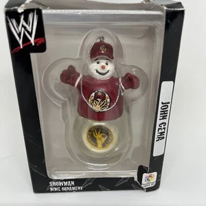 Forever Collectibles WWF WWE John Cena Snowman Snowglobe Christmas 4" - Picture 1 of 4