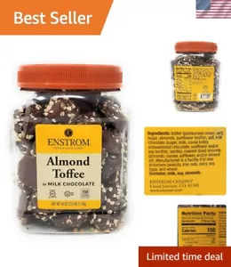 Almond Toffee Tub Milk, 2.5lb - Picture 1 of 5