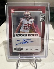 2021 Contenders Optic TALANOA HUFANGA Rookie RC  Ticket Auto #201 SP