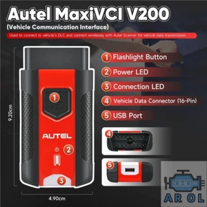 Autel MaxiVCI VCI V200 Bluetooth Diagnostic Adapter For Autel MS906 PRO/ITS600K8 - Picture 1 of 17