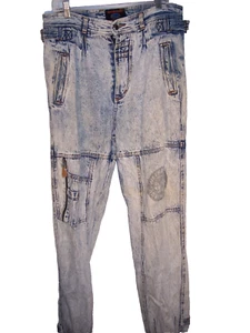 Vintage Weekends Adventure Distressed Denim Jeans Gr. 36 x 30,5" Schrittlänge - Bild 1 von 6