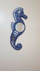 Sea Horse Wall Hanging Mirror Made With Paper Mache And Cement.