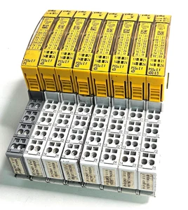 Pilz 312210 Digital I/0 Module PSSu E F 4DO 0.5 with Base (Lot of 8pcs) - Picture 1 of 5