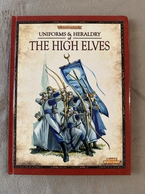 Warhammer Fantasy Art Book Uniforms And Heraldry Of The High Elves - Image 1 of 3