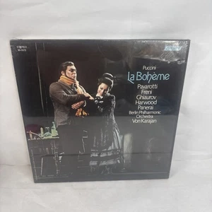 PUCCINI "LA BOHEME" 2 LP Box Set London OSA1299 Parvarotti 1973 SEALED - Picture 1 of 12