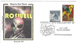 Colorano Silk Event 1997 29c Roswell UFO Encounter Dual Sc# 2743 - Imagen 1 de 1