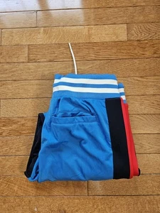 Champion Track Pants Blue Red Medium NWT - Picture 1 of 8