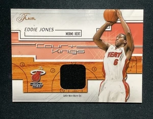 2002-03 Fleer Eddie Jones Flair Court Kings Game Worn Warm-Ups Miami Heat - Bild 1 von 2