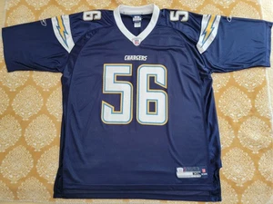 Shawne Merriman #56 Jersey Chargers Men's XL NFL Navy Reebok Football - Picture 1 of 15