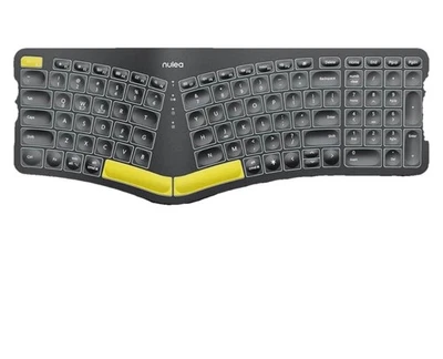 Nulea RT05B Wireless Ergonomic Keyboard Split Keyboard with Cushioned Wrist Rest - Image 1 of 4