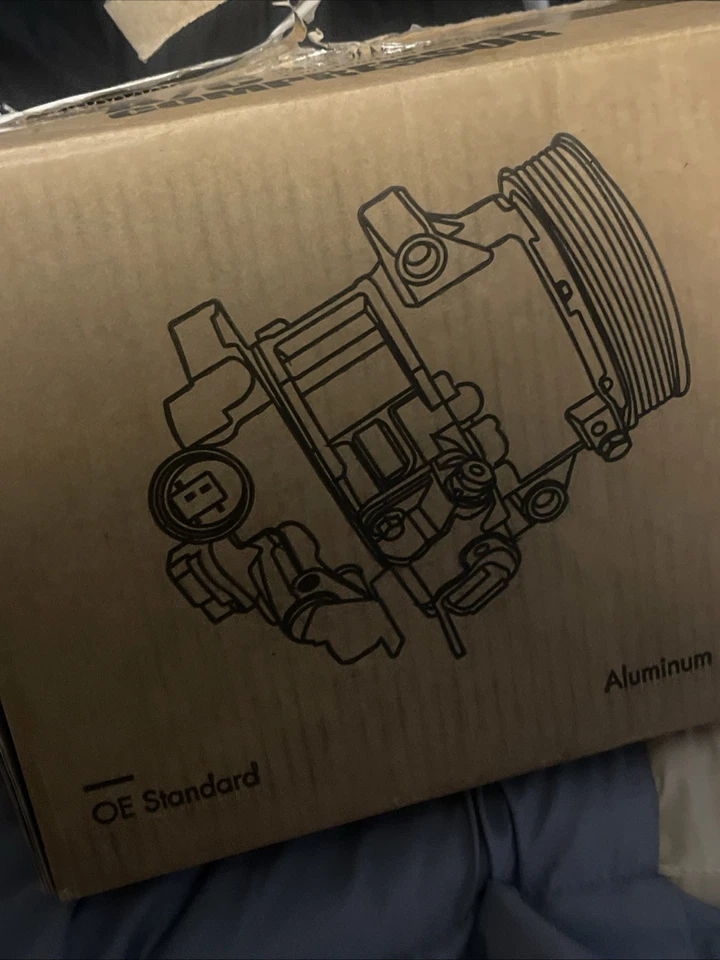 A/C Compressor w/ Clutch DVE16N for 2019–2022 Hyundai Tucson / Kia Sportage 2.4L - Image 1 of 4