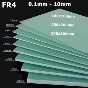 0,1 mm - 10 mm starke Epoxid Glasfaserplatte GFK G10 FR4 Glasfaserplatte grün - Picture 1 of 9