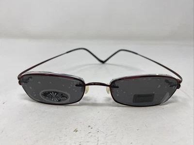 Revolution Airs RA104B RED LUSTER 48-17-150 Eyeglasses Frame w/ Clip-on “S53 - Image 1 of 4