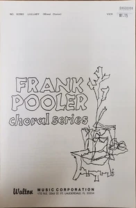 *LOTE DE 15* CANCIÓN DE CUNA - Lloyd Vick - Walton - SATB Octavo - Imagen 1 de 4