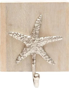 Beachcombers Mango Wood Nautical Wall Hook. 5.5-inch Length, Wall Hanging - Picture 1 of 1
