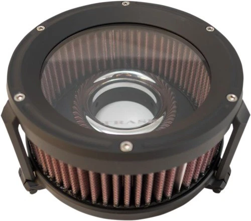 Limpiador de aire de alto flujo Trask Assault Charge - negro motocicleta calle TM-1023BK Foto 1 de 3