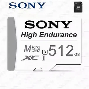 Micro SD Memory Card Class 10. 512GB Sony. High Endurance TF Flash Card. - Picture 1 of 5