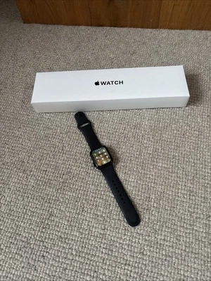 Apple Watch Space Grey Aluminum Case 40mm Black Sport Band Boxed - Image 1 of 4