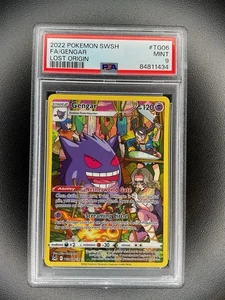 2022 Pokémon SWSH FA / Gengar Lost Origin #TG06 PSA 9 - Picture 1 of 2