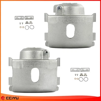 Pair Front Disc Brake Calipers For 1974-1977 Chrysler Town & Country Foto 1 de 4