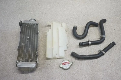 2002 02 Honda CR80RB CR80 CR 80 80RB OEM Radiator & Hoses & Guard - Image 1 of 4