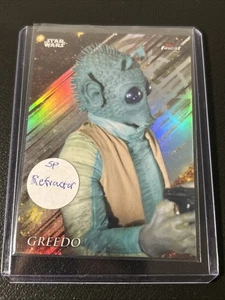 2018 Topps Finest Star Wars Refractor Greedo #44 2o7 - Picture 1 of 2