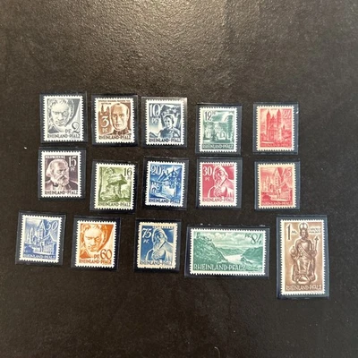 Germany French Occupation Zone Collection 1947-1949 MNH 15 Different - Image 1 of 4