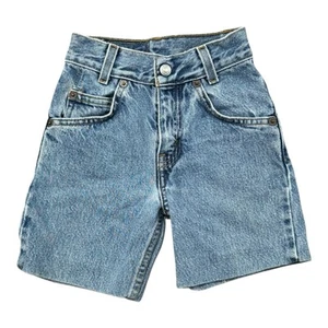 Vintage 90s Levi’s 550 Denim Shorts Relaxed Fit Boy Size 5 Regular - Picture 1 of 8