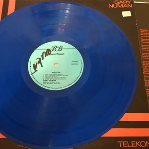 GARY NUMAN LP - TELEKON BLUE VINYL - DUTCH IMPORT HOLLAND 1980 SYNTH / NEW WAVE - Picture 1 of 10