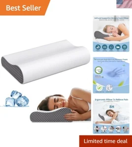 Orthopädisches Nackenstützkissen für besseren Schlaf - atmungsaktiv, maschinenwaschbar - Bild 1 von 9