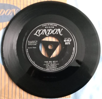 FATS DOMINO, THE BIG BEAT, 1958 LONDON TRI-CENTER, R&R,R&B,,VG+ /VG+. - Image 1 of 2