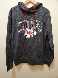 NFL Football Kansas City Chiefs Hoodie Hooded Pullover Sweatshirt Mens Medium - Picture 1 of 6