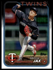 Griffin Jax 2024 Topps Update #US43 Minnesota Twins - Picture 1 of 2