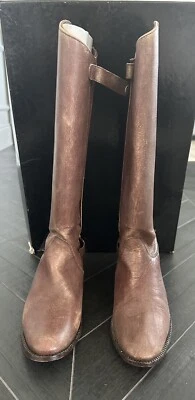 Botas de montar altas GOLDEN GOOSE en marrón envejecido para mujer talla 36 EUR $1200 Foto 1 de 4