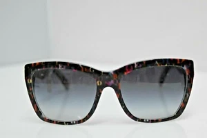 Dolce & Gabbana D&G Dark Multicolor Letter DG3080 1974/8G 56-17-140 Sunglasses - Picture 1 of 4