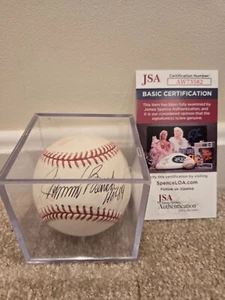 Johnny Bench Autographed Signed Cincinnati Reds HOF 89 ROML Baseball JSA COA - Picture 1 of 5