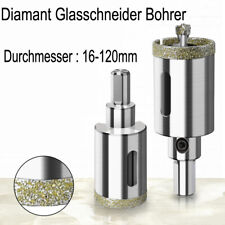 Diamant Glasschneider Kern Glas Bohrer Diamant-Lochsäge Fliesen 16mm-120mm