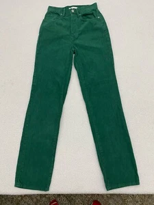 pacsun dad jeans Corduroy Green Women's 24x30(measured) - Picture 1 of 9