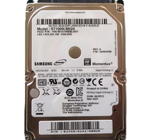 Samsung ST1000LM024 HN-M101MBB/AV1 2AR20002 E1743-G141-A06UD 2.5" 1TB 04/2013 - Afbeelding 1 van 1