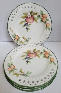 Brunelli Tiffany Dinner Plates Set of 4 Made in Italy NEW Condition - Picture 1 of 10