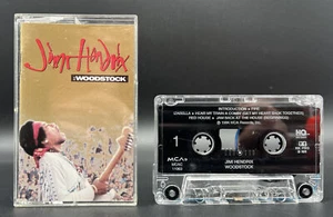 JIMI HENDRIX WOODSTOCK Cassette Tape Rock Psychedelic Rare - Picture 1 of 2