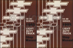 Chevy Truck Shop 1985 camioneta manual Blazer Suburban Chevrolet libros de servicio - Imagen 1 de 2